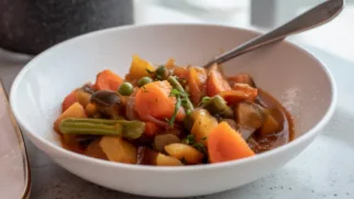 Фото рецепта: Тушеные овощи с клетчаткой для легкого и сытного обеда