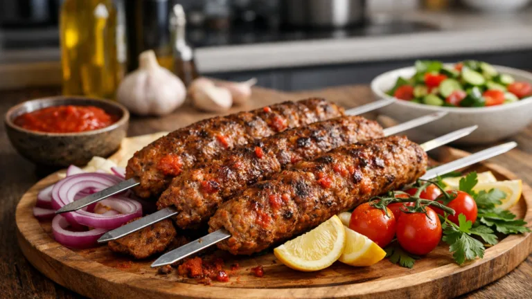 Фото блюда: Урфа кебаб из баранины с паприкой