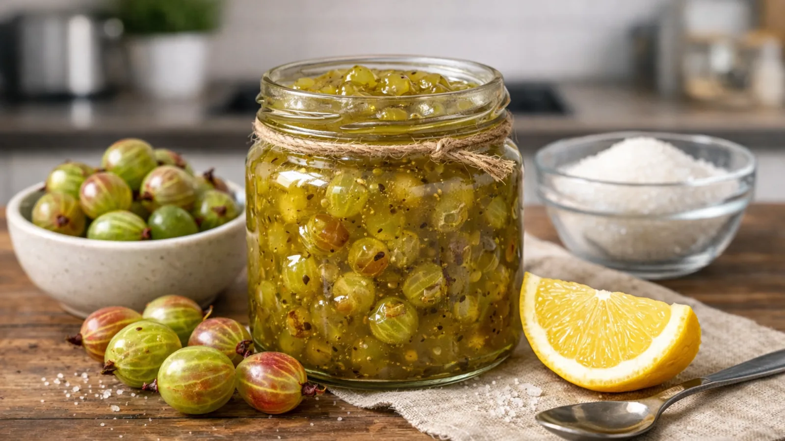 Фото блюда: Варенье из крыжовника густое и ароматное