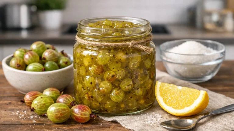 Фото рецепта: Варенье из крыжовника густое и ароматное