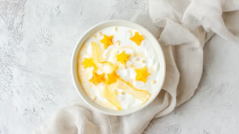 Фото блюда: Йогурт с карамболой и медом — идеальный завтрак