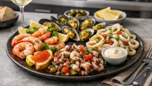 Закуски из морепродуктов