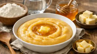 Фото рецепта: Ассида сладкая каша с медом по ливийски нежная текстура