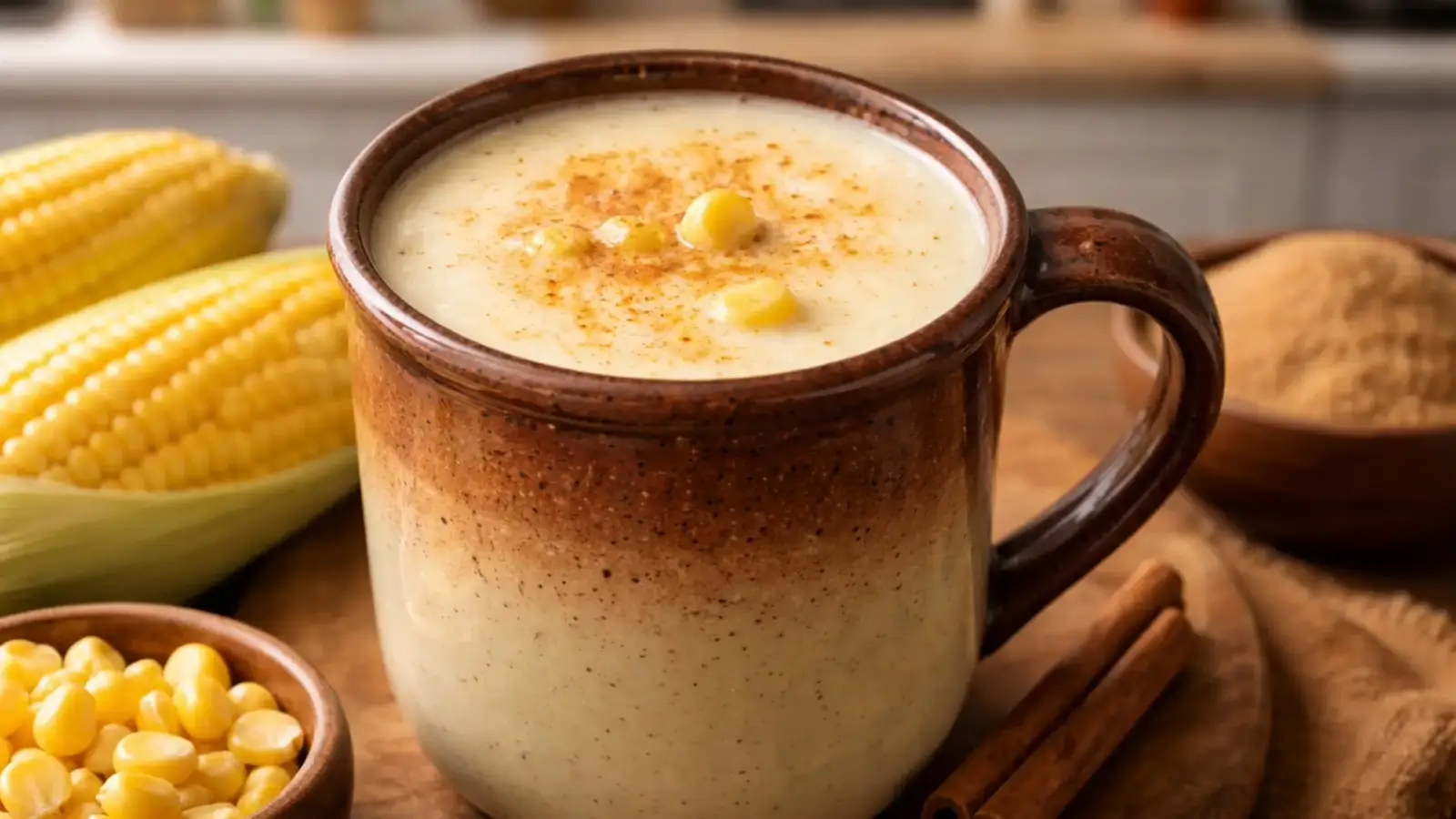Фото блюда: Атол де Элоте: Сальвадорский напиток из кукурузы, рецепт с фото