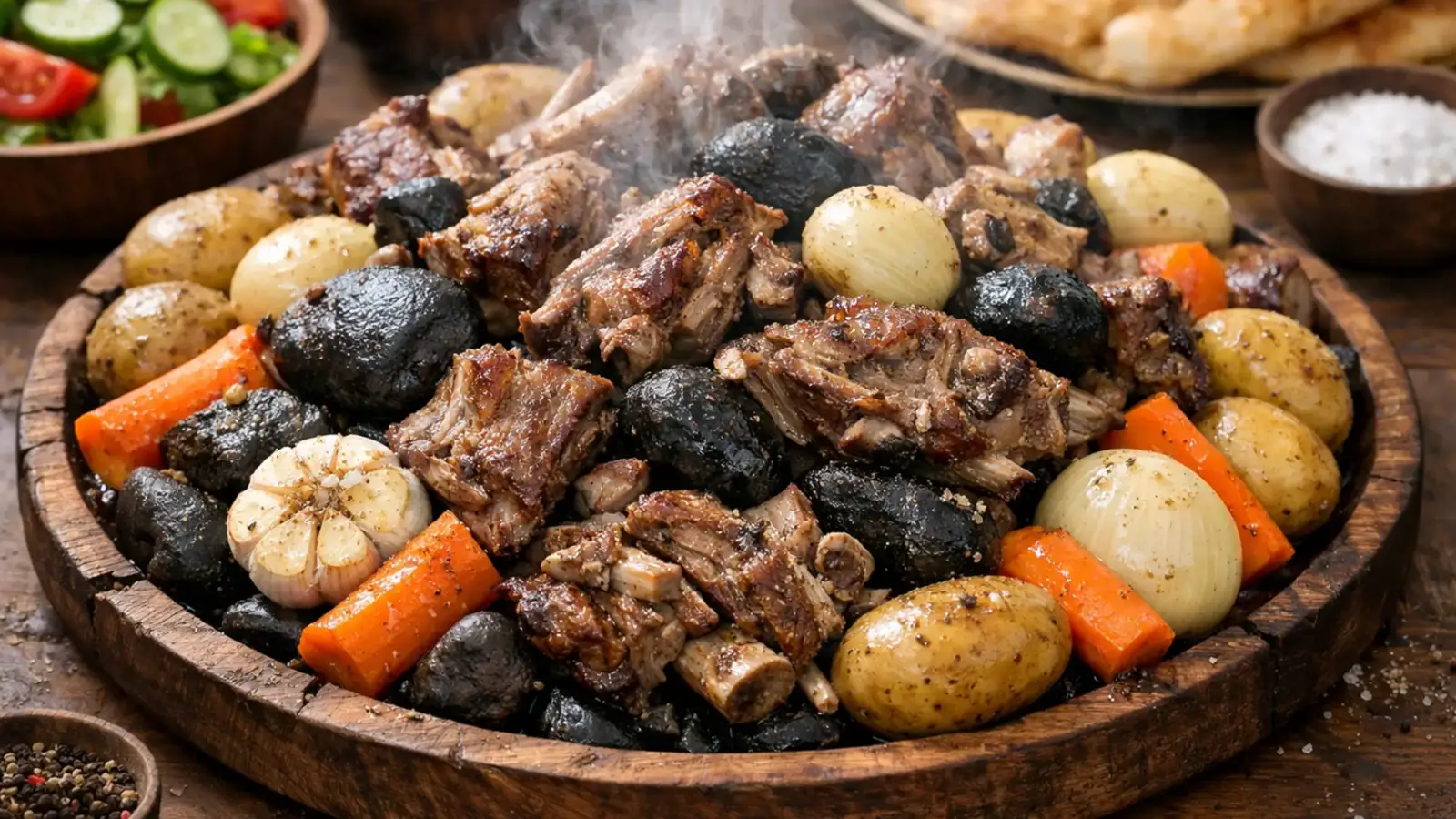 Фото блюда: Боодог мясо приготовленное на камнях сочное монгольское блюдо, рецепт с фото