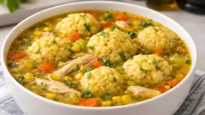 Фото блюда: БорИ борИ суп с кукурузными клецками