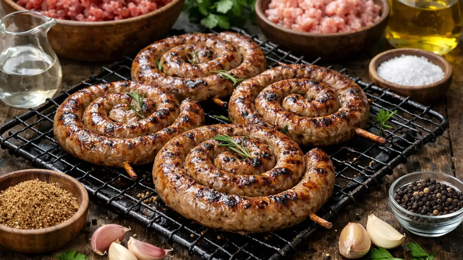 Фото блюда: Буреворс колбаски на гриле по южноафрикански, рецепт с фото