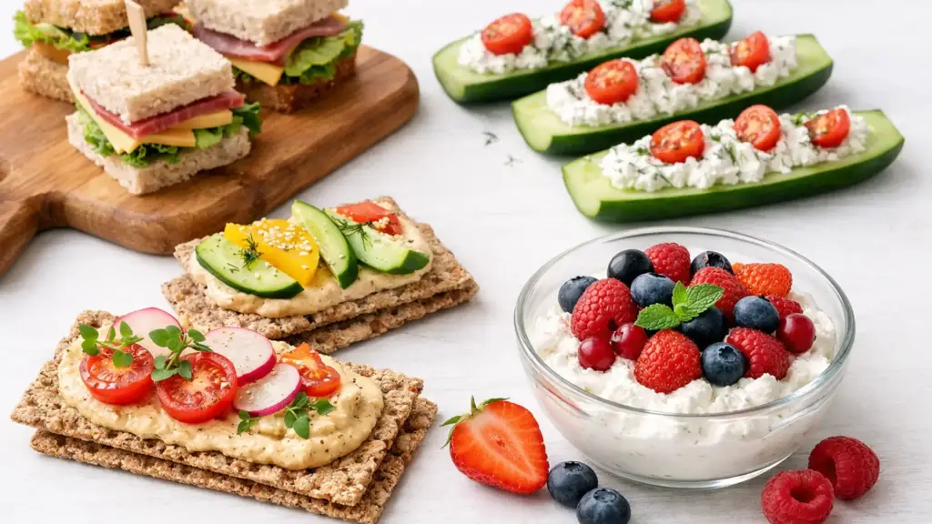 Быстрые блюда для перекуса в домашней подаче