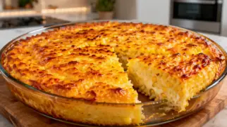 Фото рецепта: Чипа гуасу кукурузная запеканка с сыром