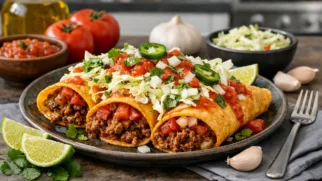 Фото рецепта: Энчиладас гондурасские с фаршем