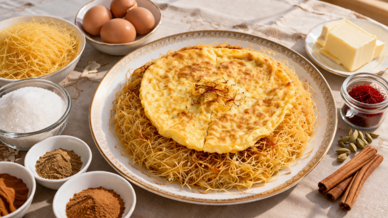 Фото блюда: Балалит сладкая вермишель с яйцами по катарскому рецепту