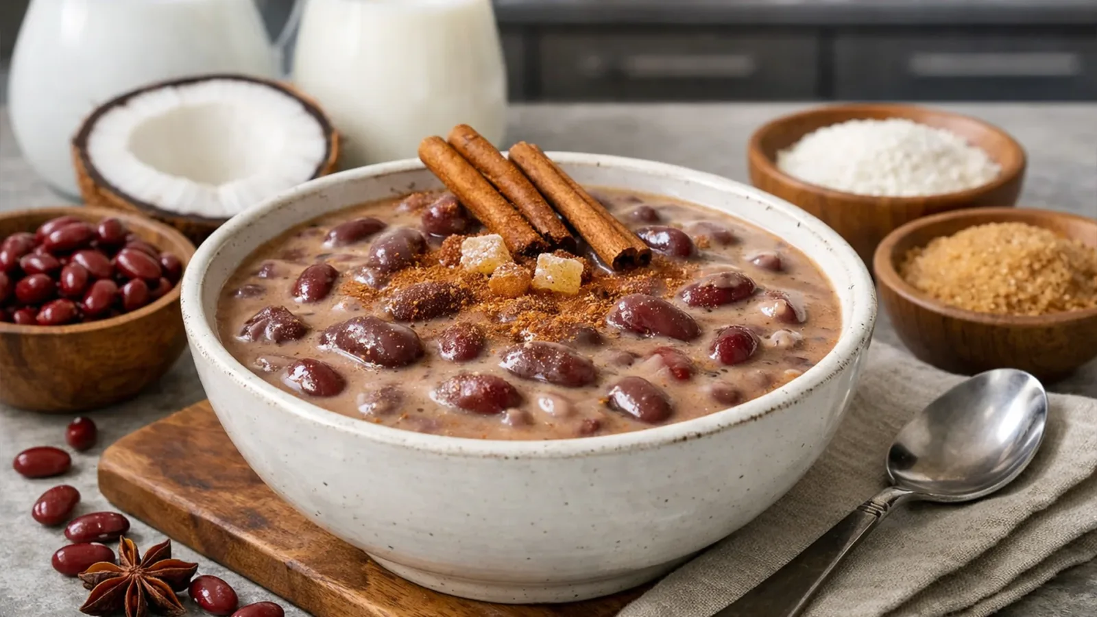 Фото блюда: Хабичуэлас кон дульсе десерт из фасоли, рецепт с фото