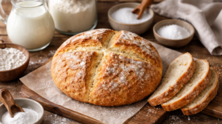 Фото рецепта: Ирландский содовый хлеб на пахте с хрустящей коркой