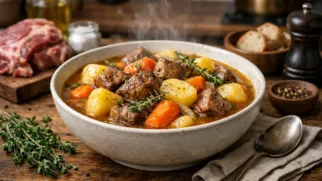 Фото рецепта: Классическое ирландское рагу с бараниной и картофелем