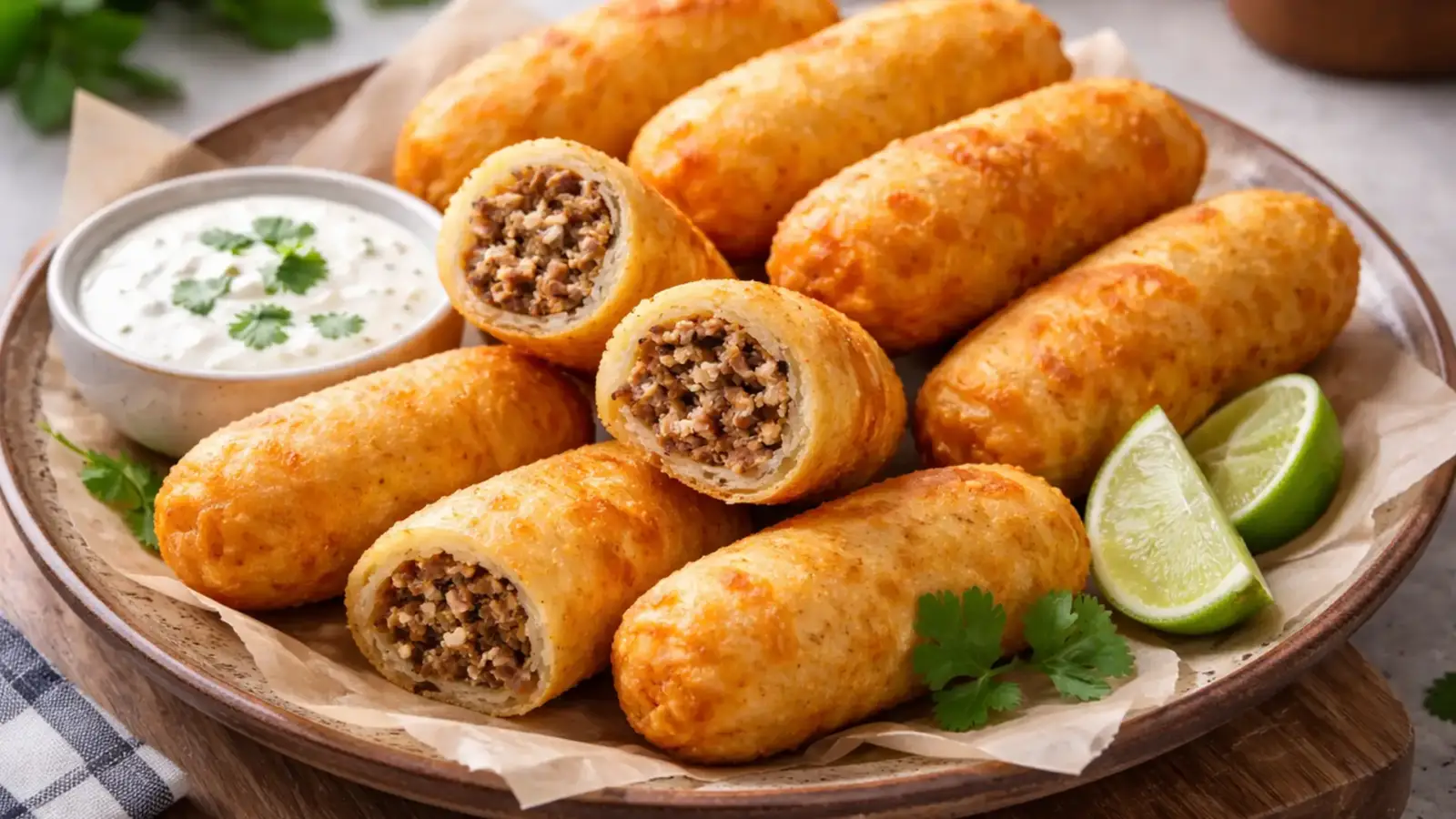 Фото блюда: Кариманьола рулеты из маниоки с мясом, рецепт с фото