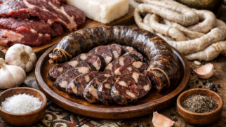 Фото рецепта: Казы домашняя колбаса из конины с насыщенным вкусом и специями