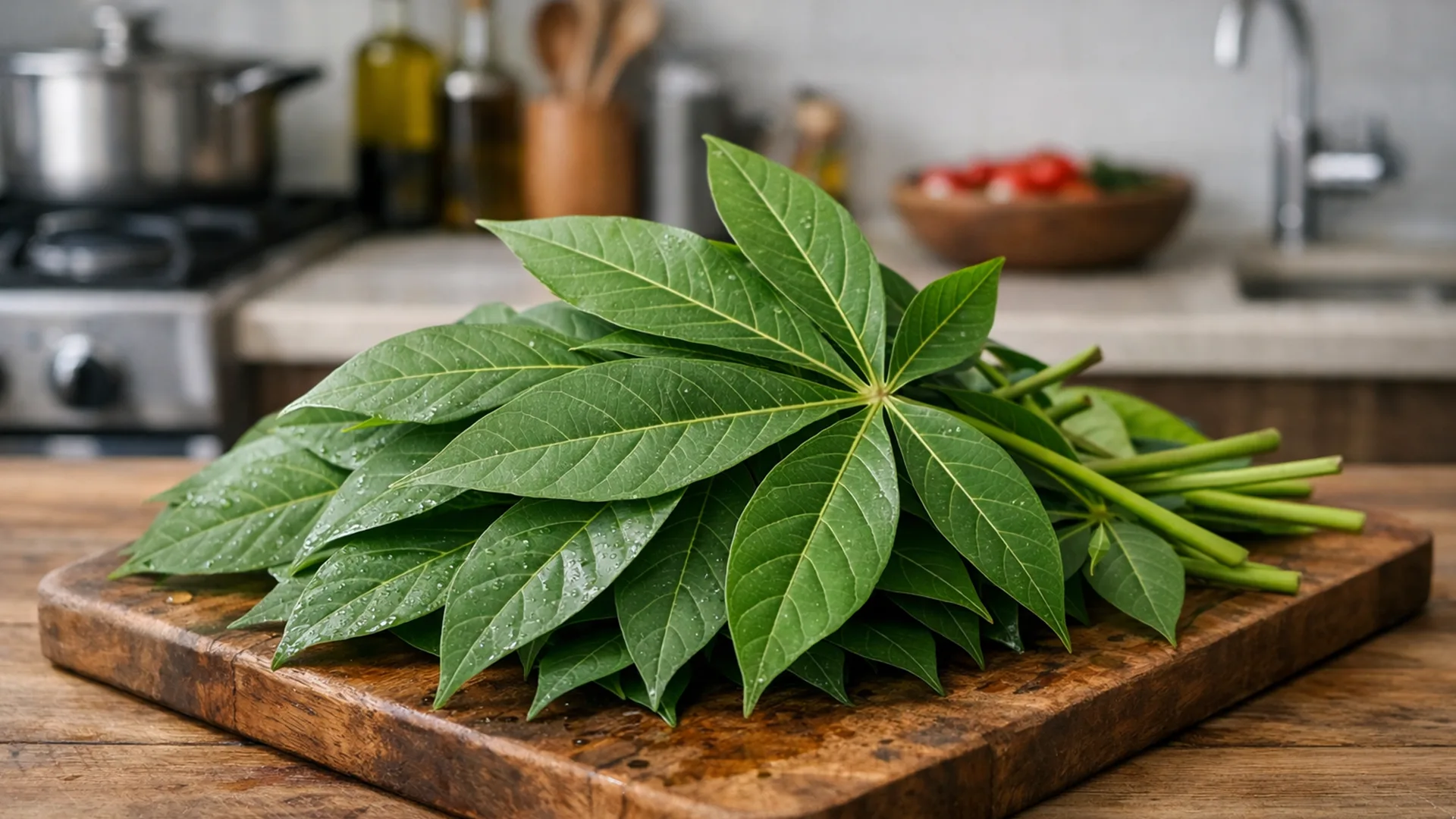 Фото ингредиента: Листья маниоки