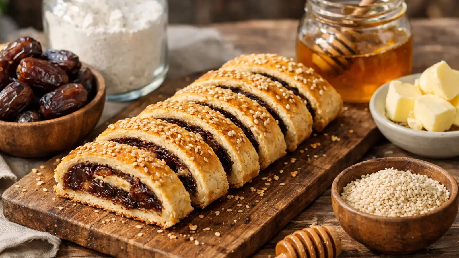 Фото блюда: Магруд финиковое печенье с медом по ливийски сладкая классика, рецепт с фото