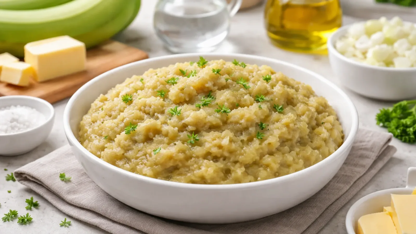 Фото блюда: Мангу пюре из зеленых бананов, рецепт с фото