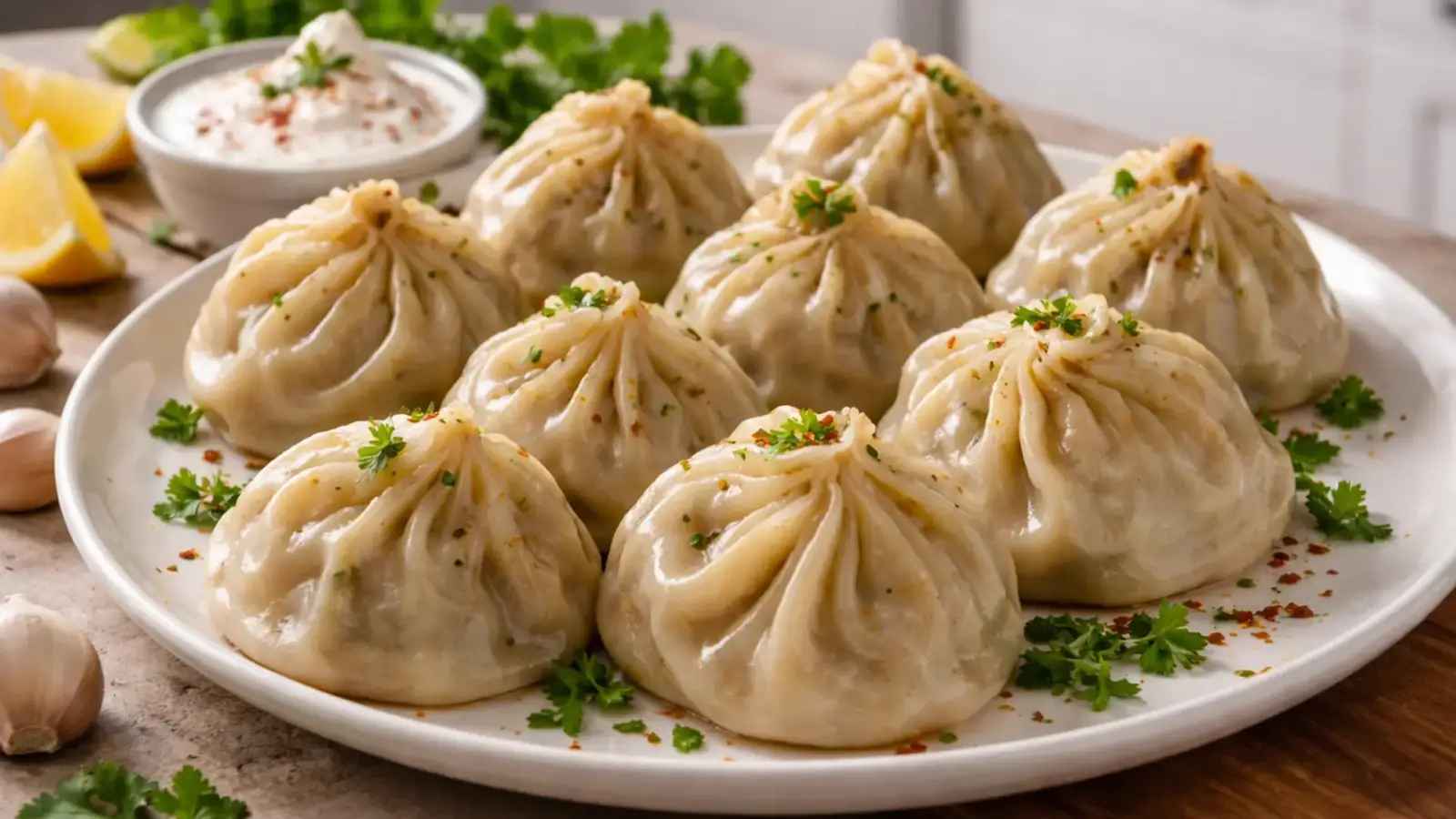 Фото блюда: Манты с бараниной и луком, рецепт с фото