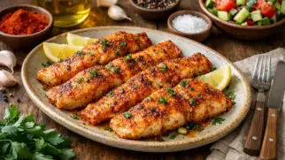 Фото рецепта: Минтай жареный с паприкой и специями ароматный с корочкой