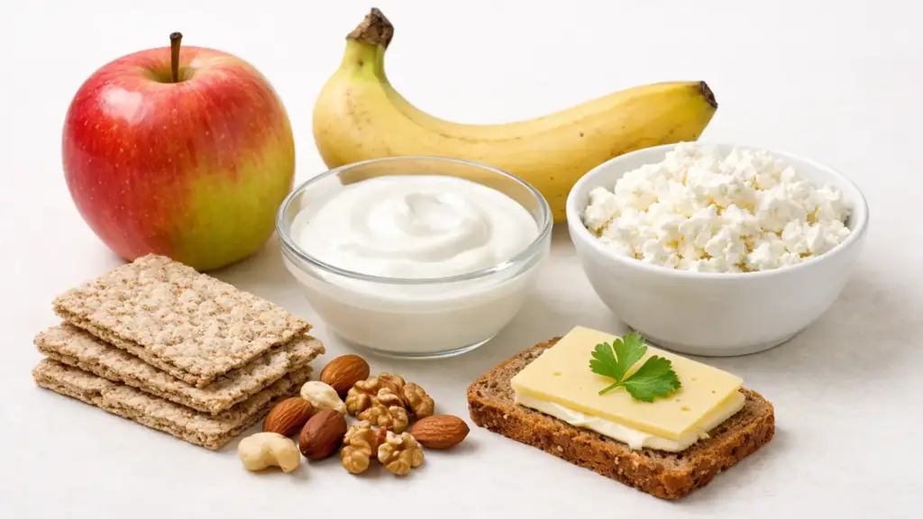 Полезные продукты для второго завтрака