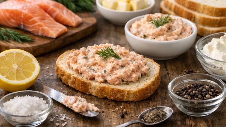 Фото блюда: Паштет из лосося с укропом и лимоном нежный домашний