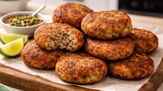 Фото рецепта: Пайягуа маса лепешки из маниоки и мяса