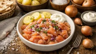 Фото рецепта: Ракфиск ферментированная форель по норвежскому рецепту