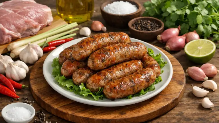 Фото блюда: Сай ууа колбаса из свинины с травами с насыщенным ароматом