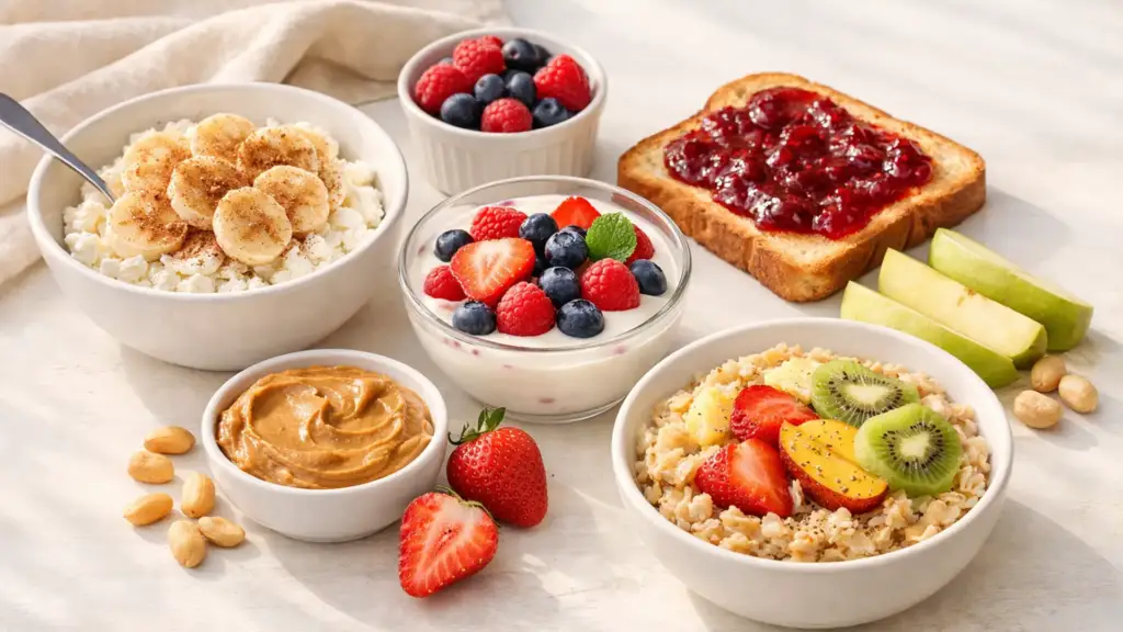 Сладкий быстрый перекус из простых продуктов