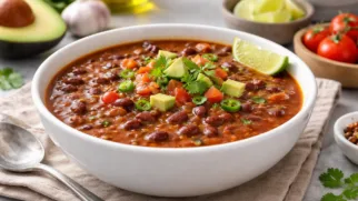 Фото рецепта: Сопа де фрихолес фасолевый суп