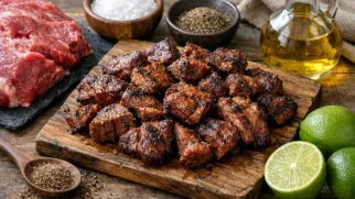 Фото рецепта: Ньяма чома жареное мясо на гриле с румяной корочкой