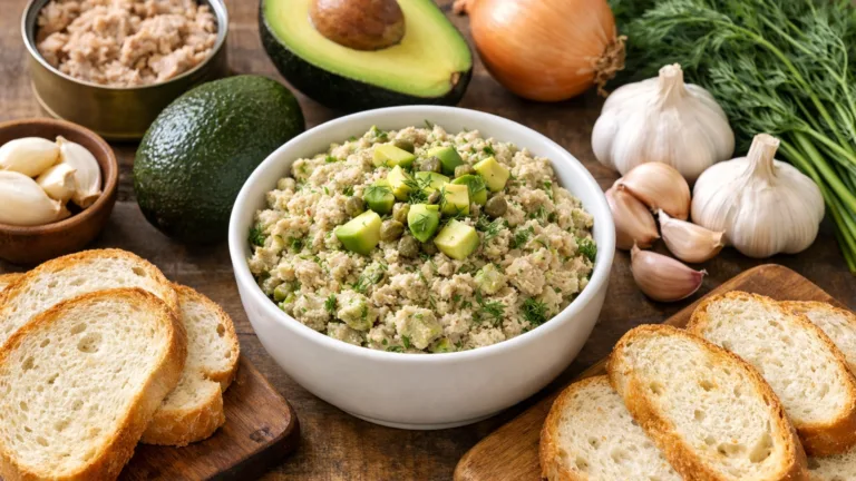 Фото блюда: Паштет из тунца с авокадо нежный полезный вариант