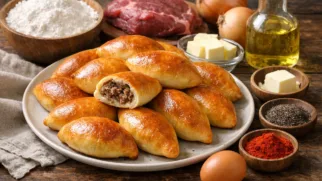 Фото рецепта: Патти пирожки с мясной начинкой и хрустящей корочкой