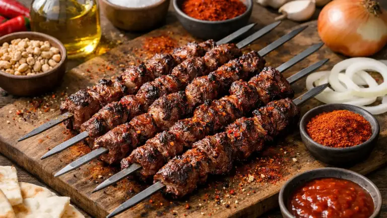 Фото блюда: Суя острый шашлык из говядины по нигерийскому рецепту