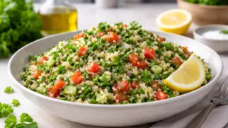 Фото рецепта: Табуле салат с булгуром и зеленью