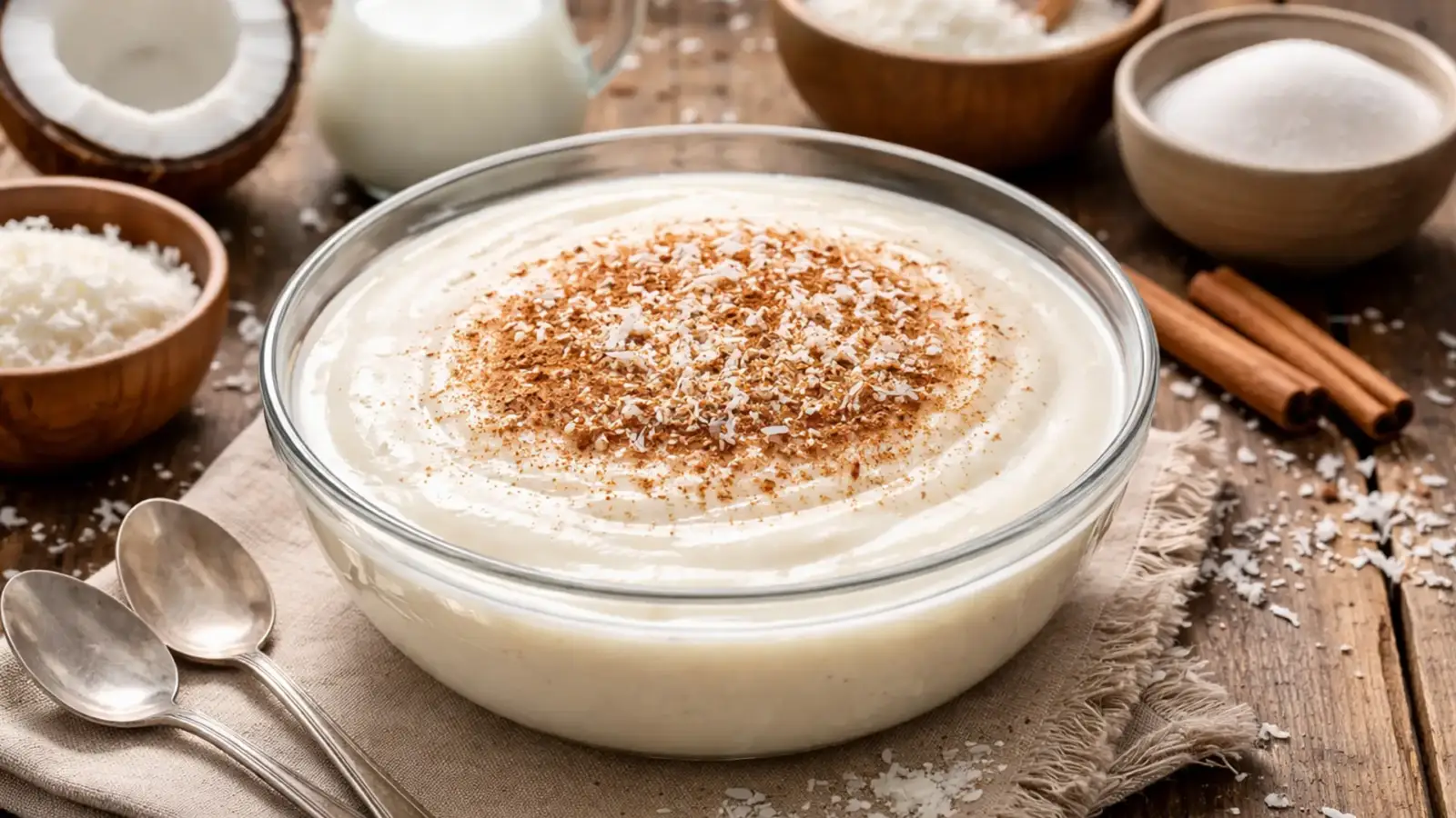 Фото блюда: Темблеке кокосовый пудинг нежный десерт по пуэрториканскому рецепту, рецепт с фото