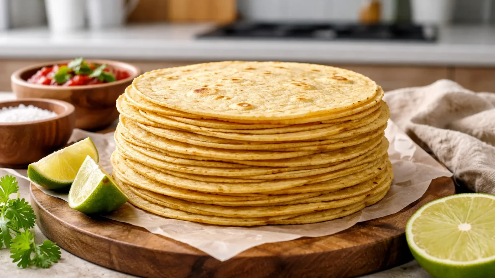 Фото блюда: Тортильи из кукурузной муки, рецепт с фото