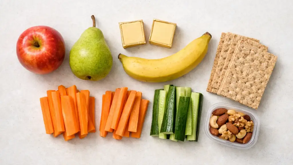 Продукты, которые удобно брать ребёнку в школу