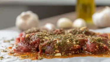 Фото рецепта: Лаймовый маринад для мяса с чесноком и травами