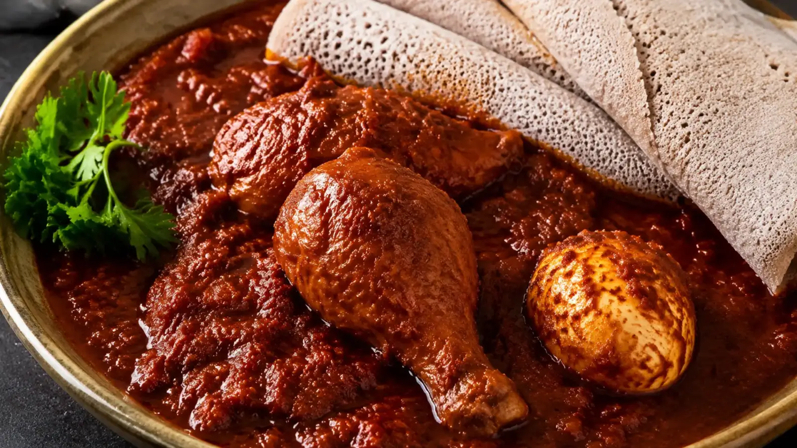 Фото блюда: Доро ват курица в остром соусе эфиопская кухня, рецепт с фото