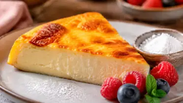 Фото рецепта: Куэсада десертный сырный пирог эквадорская кухня