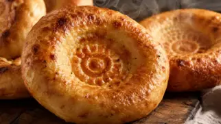 Фото рецепта: Лепешки нон из тандыра таджикская кухня