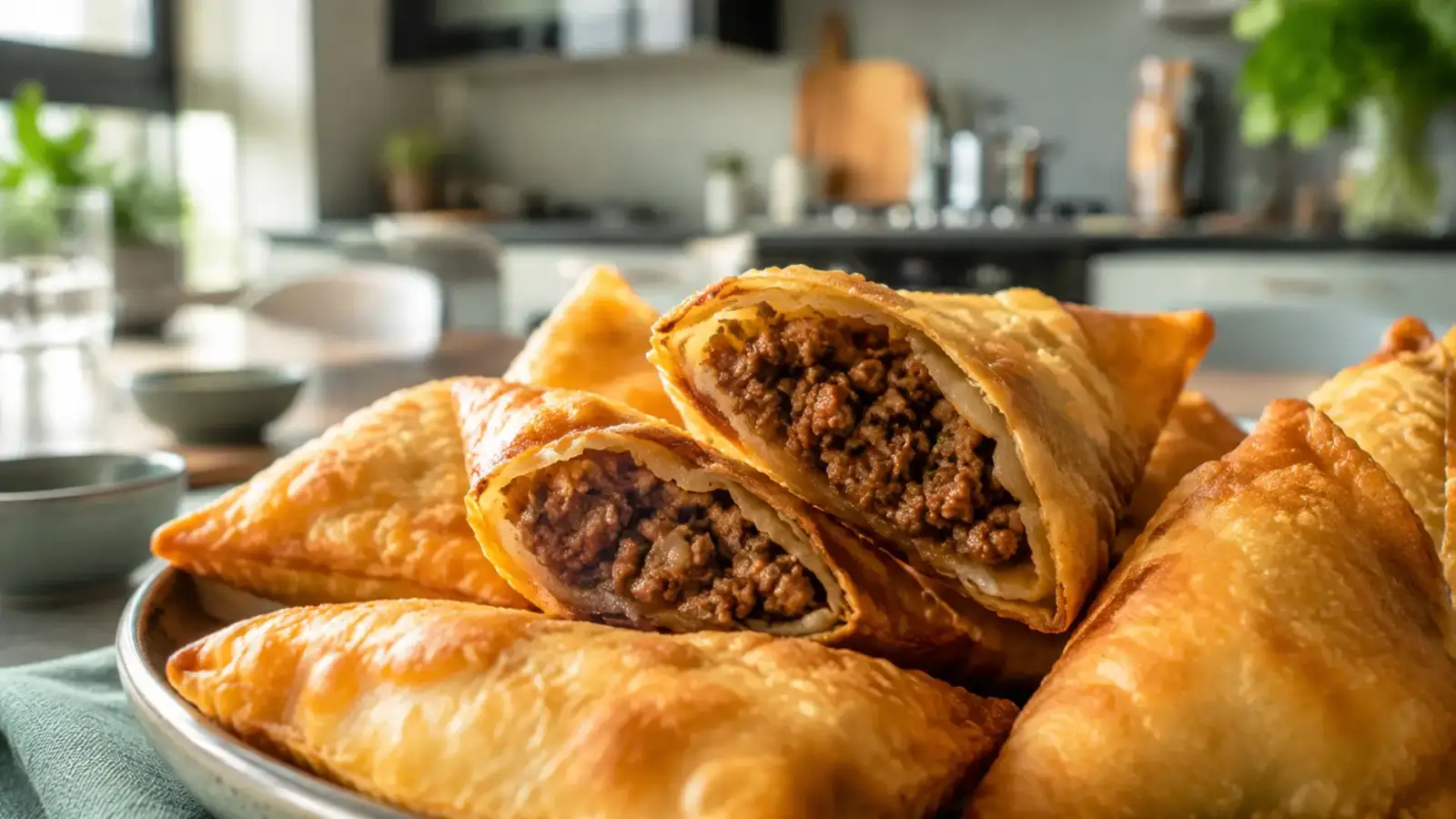 Фото блюда: Самоса пирожки с мясной начинкой по танзанийски хрустящие и сочные, рецепт с фото