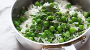 Фото блюда: Басмати с зелеными овощами и шпинатом