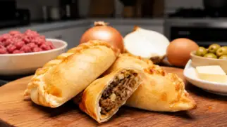 Фото рецепта: Эмпанадас с мясной начинкой сочные чилийские пирожки с говядиной