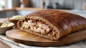 Фото блюда: Калакукко пирог с рыбой и беконом по фински
