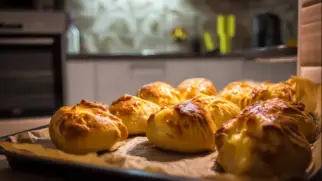 Фото рецепта: Карамельные трюфели с фундуковой пастой и молочным шоколадом