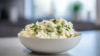 Фото рецепта: Картофельное пюре с петрушкой и сливочным маслом